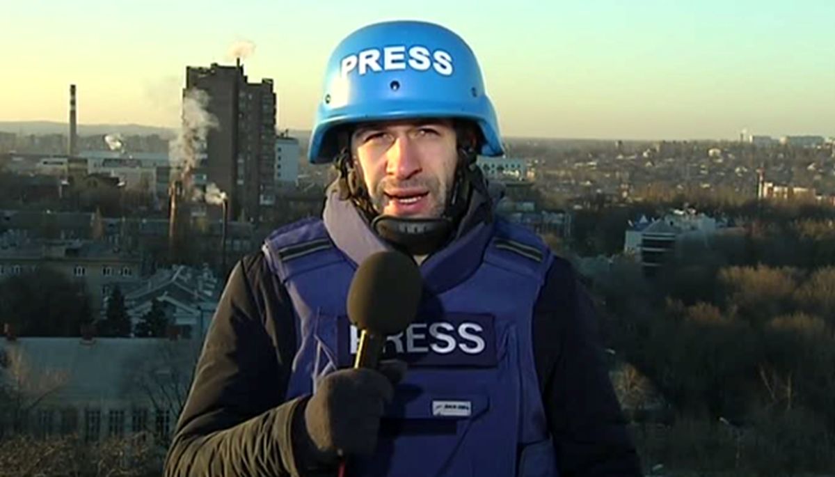 "راشاتودی" از حمله خمپاره‌ای به محل استقرار خبرنگار خود در فرودگاه دونتسک اوکراین خبر داد