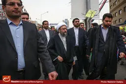 گزارش تصویری:: حضور شخصیت‌های سیاسی در راهپیمایی ۲۲ بهمن