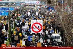 گزارش تصویری۲:: راهپیمایی ۲۲ بهمن در تهران