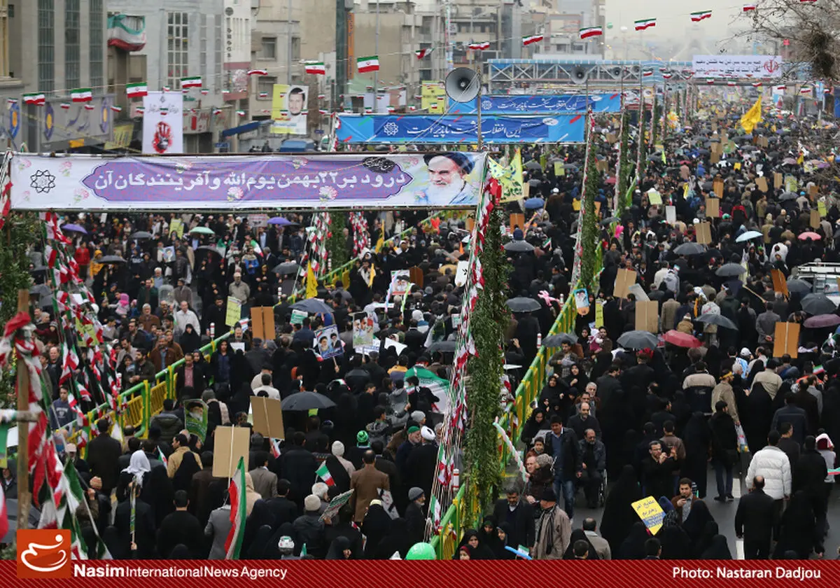 روزنامه صهیونیستی "هاآرتص" از شعارهای ضد آمریکایی و صهیونیستی مردم ایران در راهپیمایی خبر داد