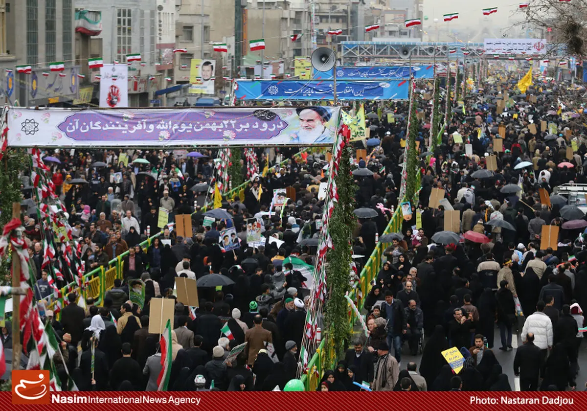 روزنامه صهیونیستی "هاآرتص" از شعارهای ضد آمریکایی و صهیونیستی مردم ایران در راهپیمایی خبر داد