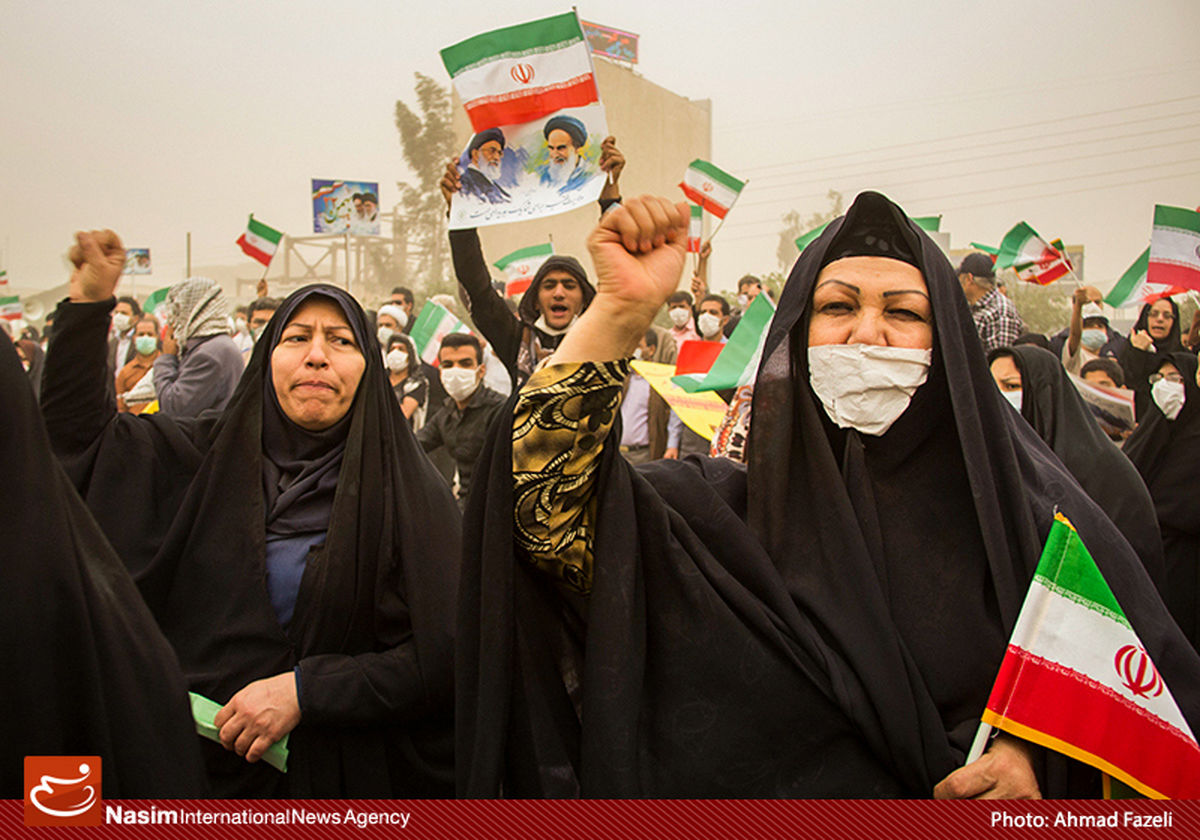 گزارش تصویری:: راهپیمایی ۲۲ بهمن در اهواز