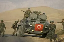 ارتش ترکیه، نوار مرزی در مقابل شهر 