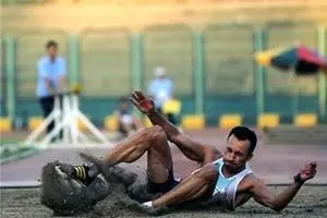 دریساوی رکورد ملی ماده پرش سه گام داخل سالن را شکست