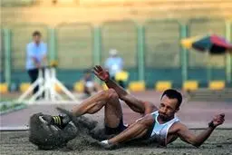 دریساوی رکورد ملی ماده پرش سه گام داخل سالن را شکست