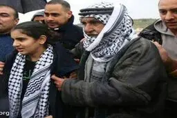 خردسال‌ترین دختربچه فلسطینی از بند صهیونیست‌ها آزاد شد