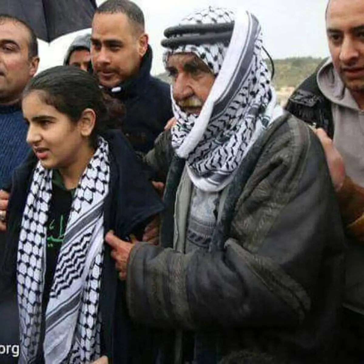 خردسال‌ترین دختربچه فلسطینی از بند صهیونیست‌ها آزاد شد