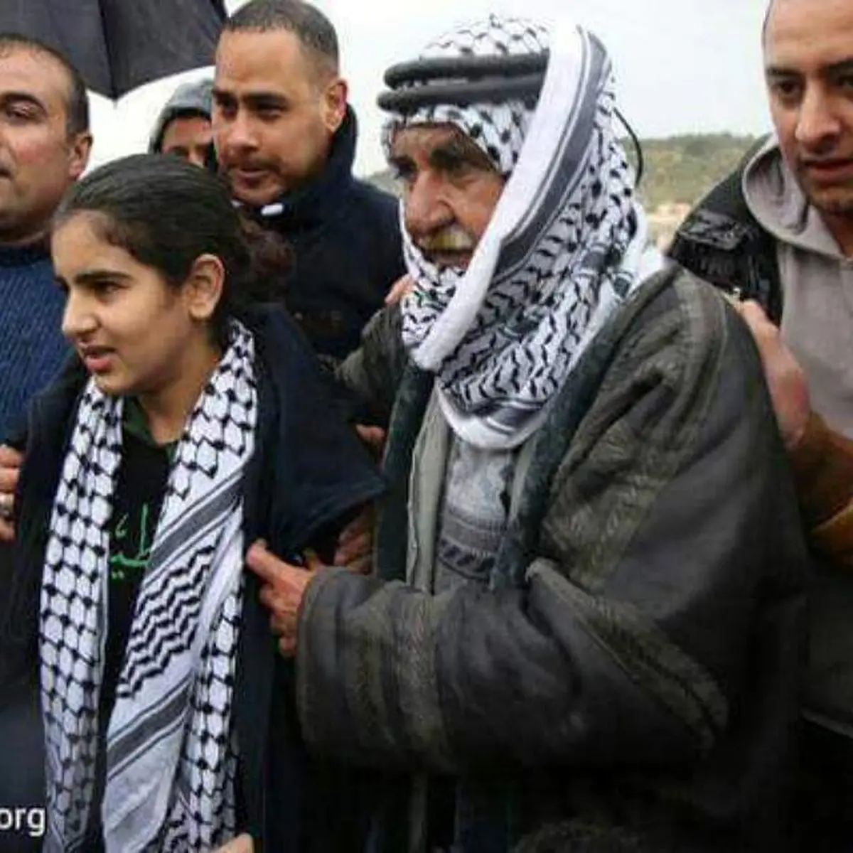 خردسال‌ترین دختربچه فلسطینی از بند صهیونیست‌ها آزاد شد