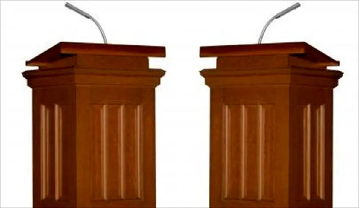 مناظره صادق زیباکلام و یاسر جبرائیلی در مشهد برگزار شد