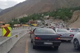 جاده هراز مسدود شد