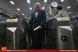 گزارش تصویری:: بهره‌برداری از دو ایستگاه متروی خط ۳ سامانه قطار شهری تهران