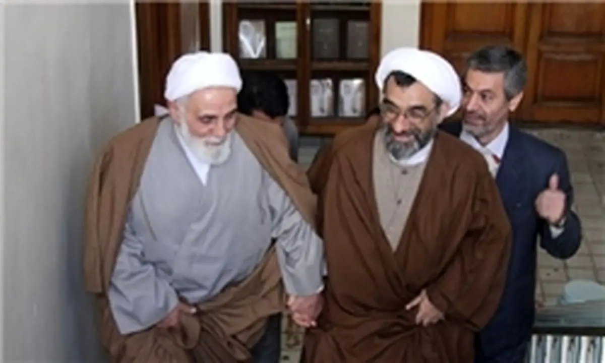 حجت‌الاسلام ناطق نوری از مؤسسه حکمت و فلسفه بازدید کرد