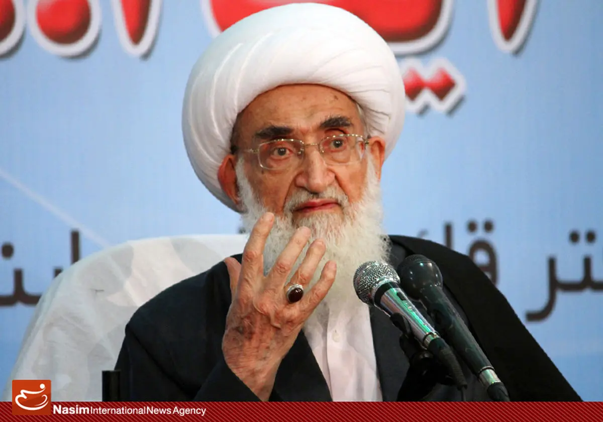 آیت‌الله نور همدانی: داعش را بوجود آوردند تا فرصت نفس کشیدن برای صهیونیست‌ها فراهم شود