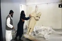 داعش، آثار باستانی شهر 