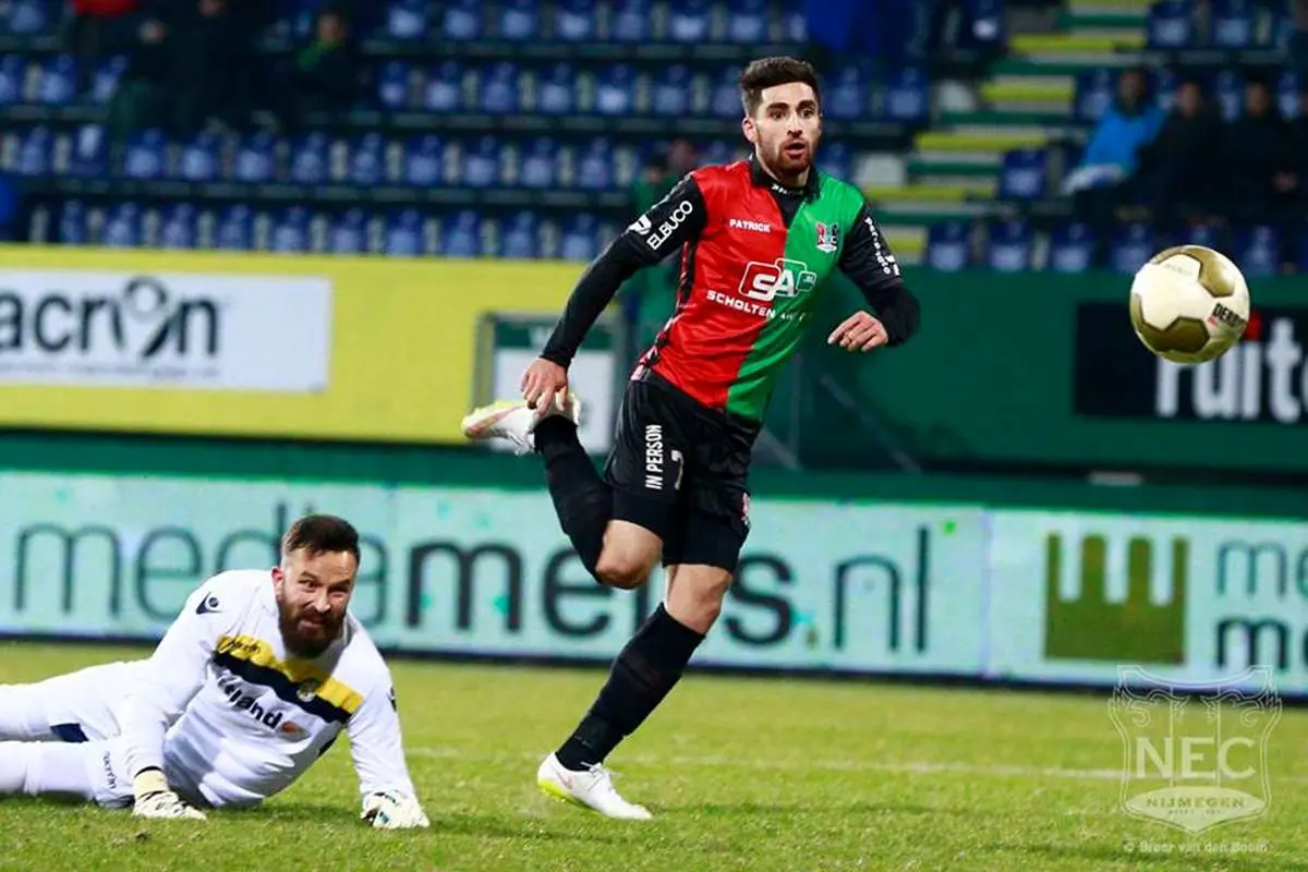 نایمخن در هفته بیست و نهم لیگ دسته دوم هلند پیروز شد