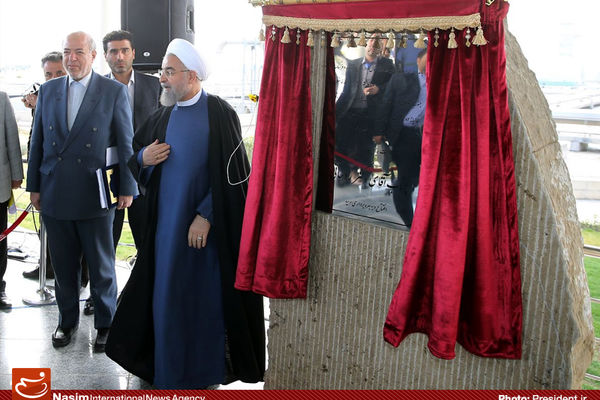 عکس خبری:: افتتاح واحدهای ۵ و ۶ تصفیه‌خانه فاضلاب تهران با حضور رئیس‌جمهور
