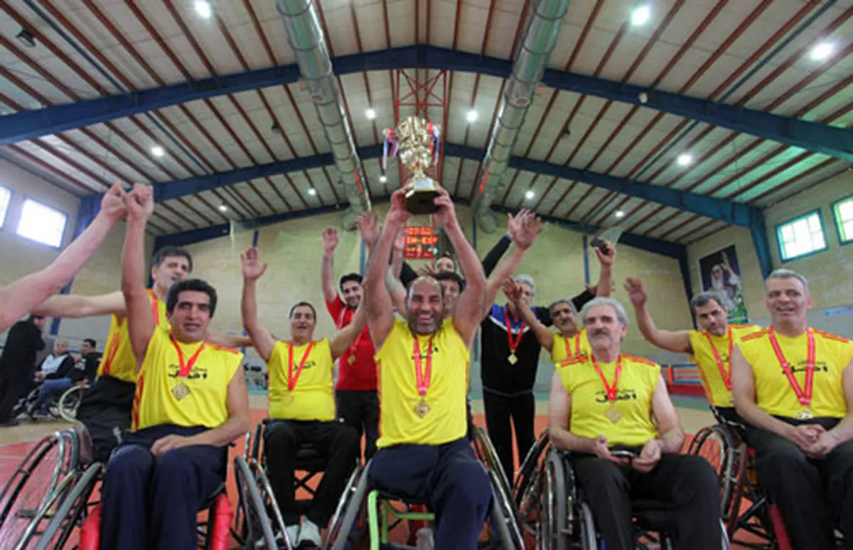 خراسان رضوی قهرمان بسکتبال با ویلچر پیشکسوتان شد