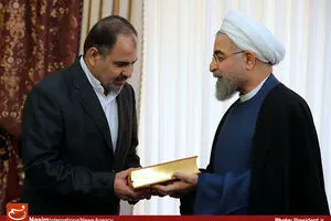 عکس خبری:: دیدار رئیس‌جمهور با نوراحمد نیکبخت، دیپلمات آزاد شده ایرانی