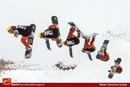 گزارش تصویری:: مسابقات پرش با اسنوبورد ایران