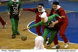 تیم ملی هندبال بانوان ایران در دومین دیدار خود در مسابقات قهرمانی ‌آسیا باخت