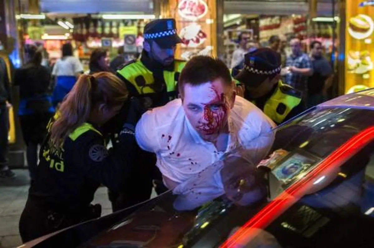 دو هوادار شالکه به دلیل آشوب در مادرید بازداشت شده‌‌اند