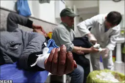 تعداد مصدومان شب چهارشنبه آخر سال به ۲۰۶ نفر رسید