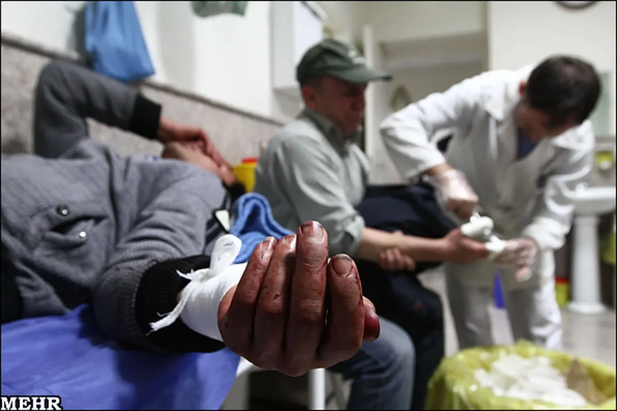 تعداد مصدومان شب چهارشنبه آخر سال به ۲۰۶ نفر رسید