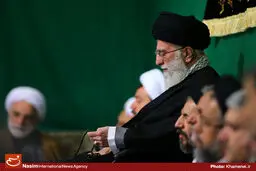 سومین شب مراسم عزاداری حضرت فاطمه زهرا (س) با حضور رهبر معظم انقلاب برگزار شد