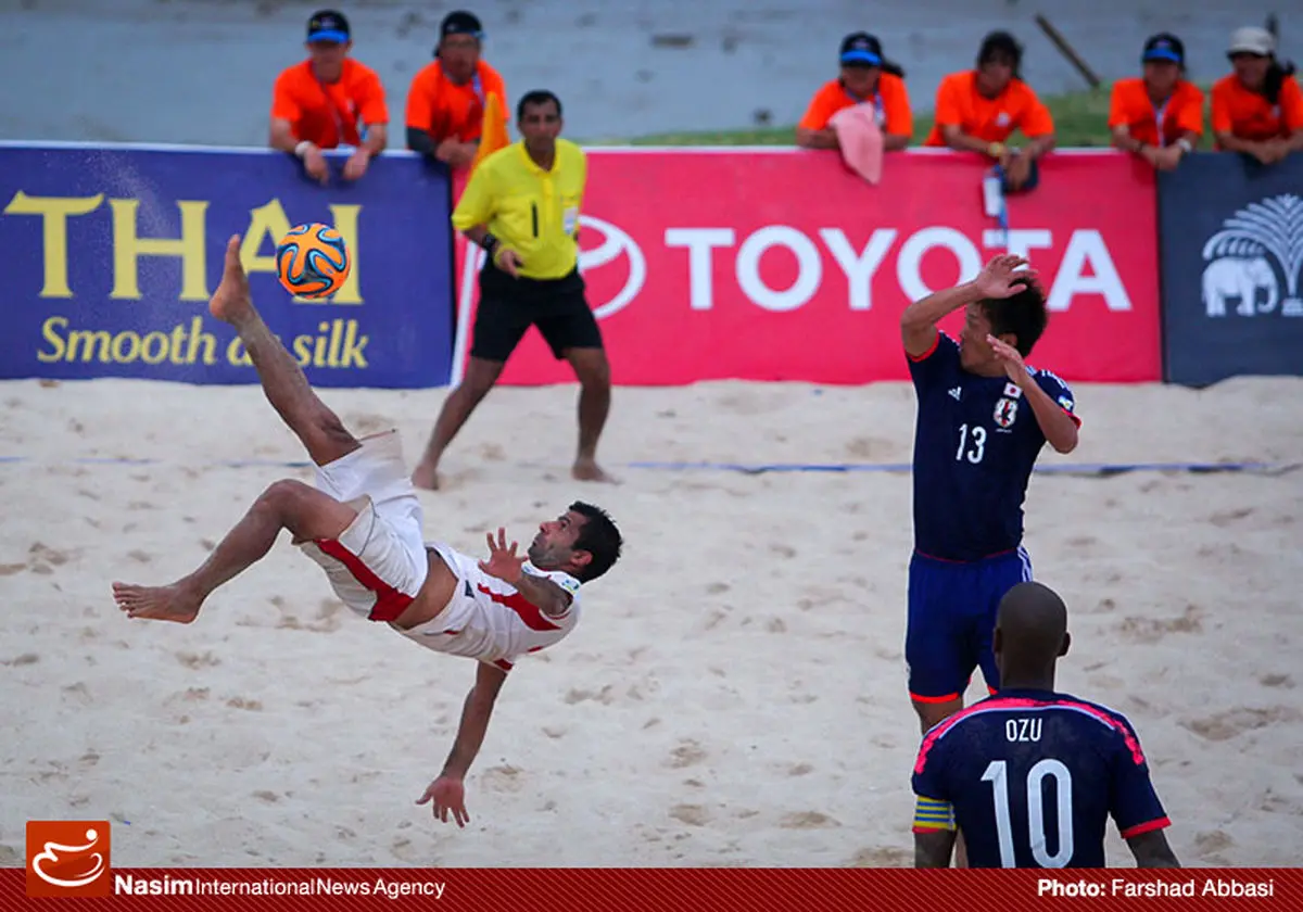 تیم ملی فوتبال ساحلی با باخت مقابل ژاپن از صعود به فینال بازماند