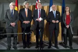 وزرای خارجه آمریکا، فرانسه و آلمان ظهر امروز در لوزان سوئیس با یکدیگر دیدار می‌‌کنند