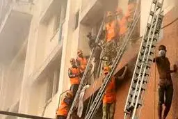 آتش‌سوزی در خیابان دماوند یک کشته برجای گذاشت