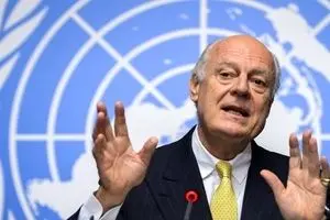 نماینده سازمان ملل در امور سوریه: فعالیت خود را به دلیل عدم موافقت مخالفان سوری با مذاکره با دولت دمشق تعلیق کرده‌‌ام