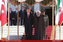 گزارش تصویری:: استقبال رسمی رئیس‌جمهور از رجب طیب اردوغان