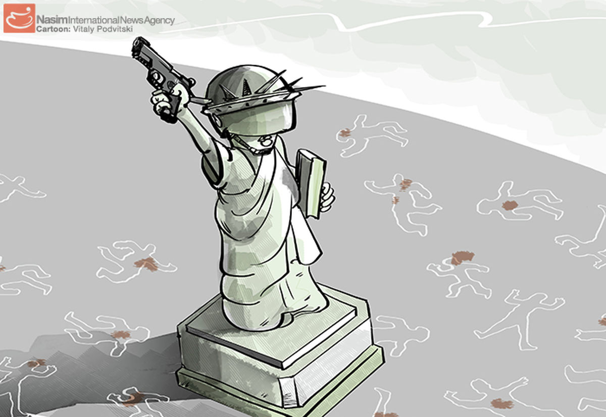 کاریکاتور:: مجسمه آزادی