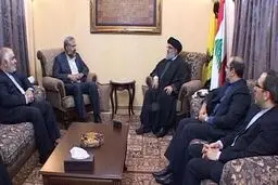 فرستاده ویژه حسن روحانی با سید حسن نصرالله دیدار کرد