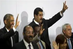 روسای جمهور آمریکا و ونزوئلا با یکدیگر دیدار کردند