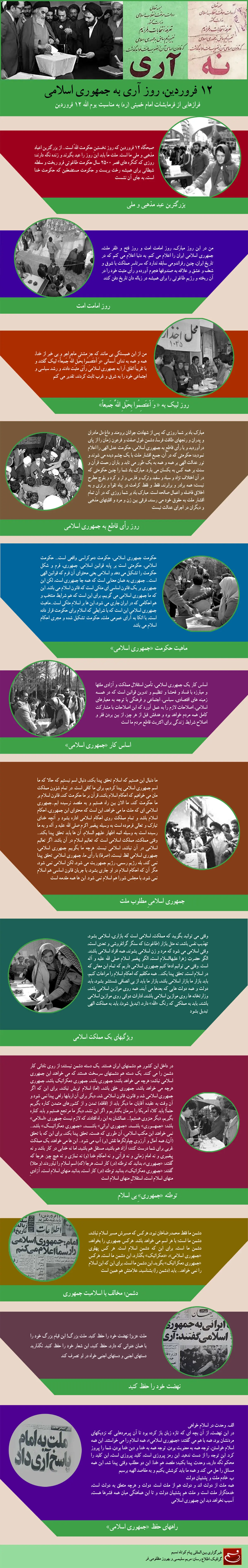 گرافیک اطلاع‌رسان:: روز آری به جمهوری اسلامی