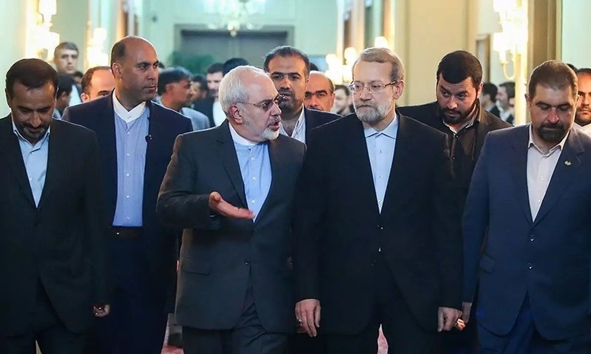 ظریف با رئیس مجلس درباره مذاکرات لوزان دیدار خصوصی داشت
