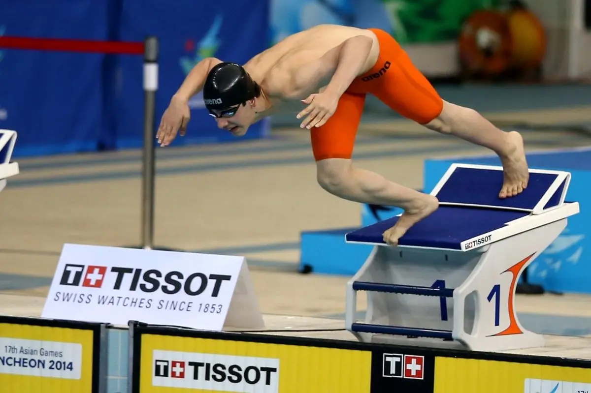 چاوشی‌فر و نسیمی‌شاد در تورنمنت شنای دبی رکوردشکنی کردند