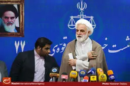 گزارش تصویری:: نشست خبری سخنگوی قوه‌ی قضائیه