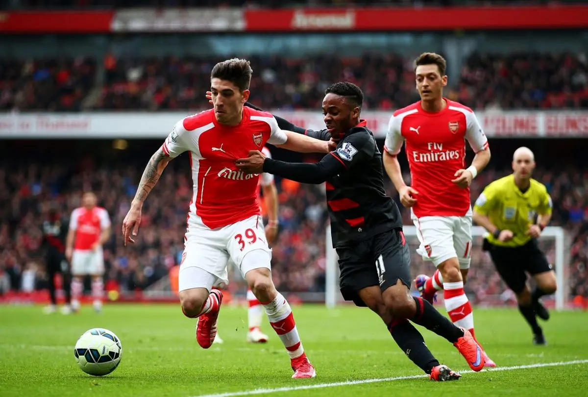 مدافع ‌آرسنال از سریع‌ترین مرد جهان سریع‌تر می‌دود