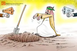 کاریکاتور:: عاقبت اعتماد به دشمن