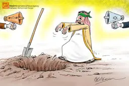 کاریکاتور:: عاقبت اعتماد به دشمن