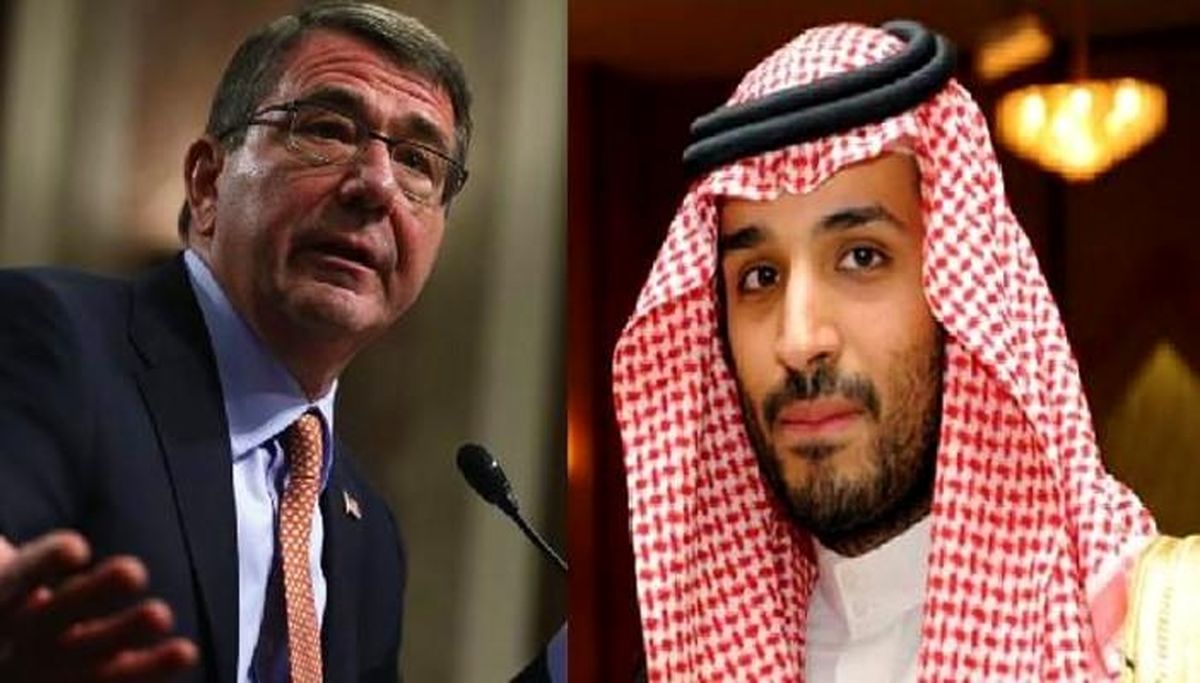 وزرای دفاع آمریکا و عربستان تلفنی گفتگو کردند