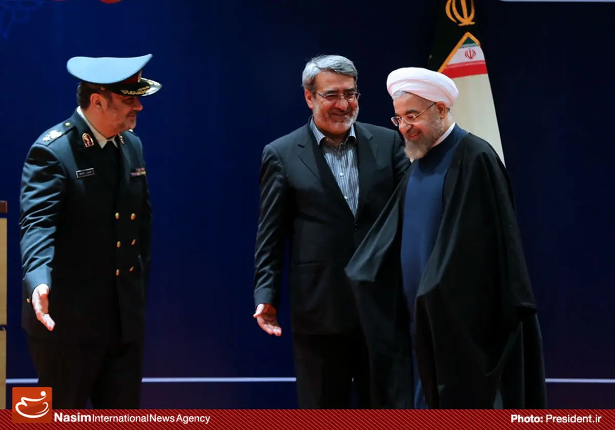 گزارش تصویری:: همایش فرماندهان و مدیران ناجا با حضور رئیس‌جمهور