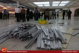 اهالی رسانه از محل برگزاری نمایشگاه کتاب بازدید کردند