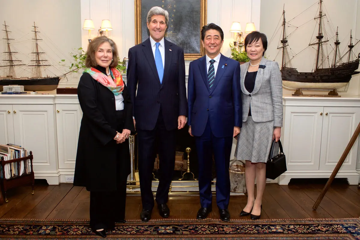 نخست‌وزیر ژاپن وارد واشنگتن شد