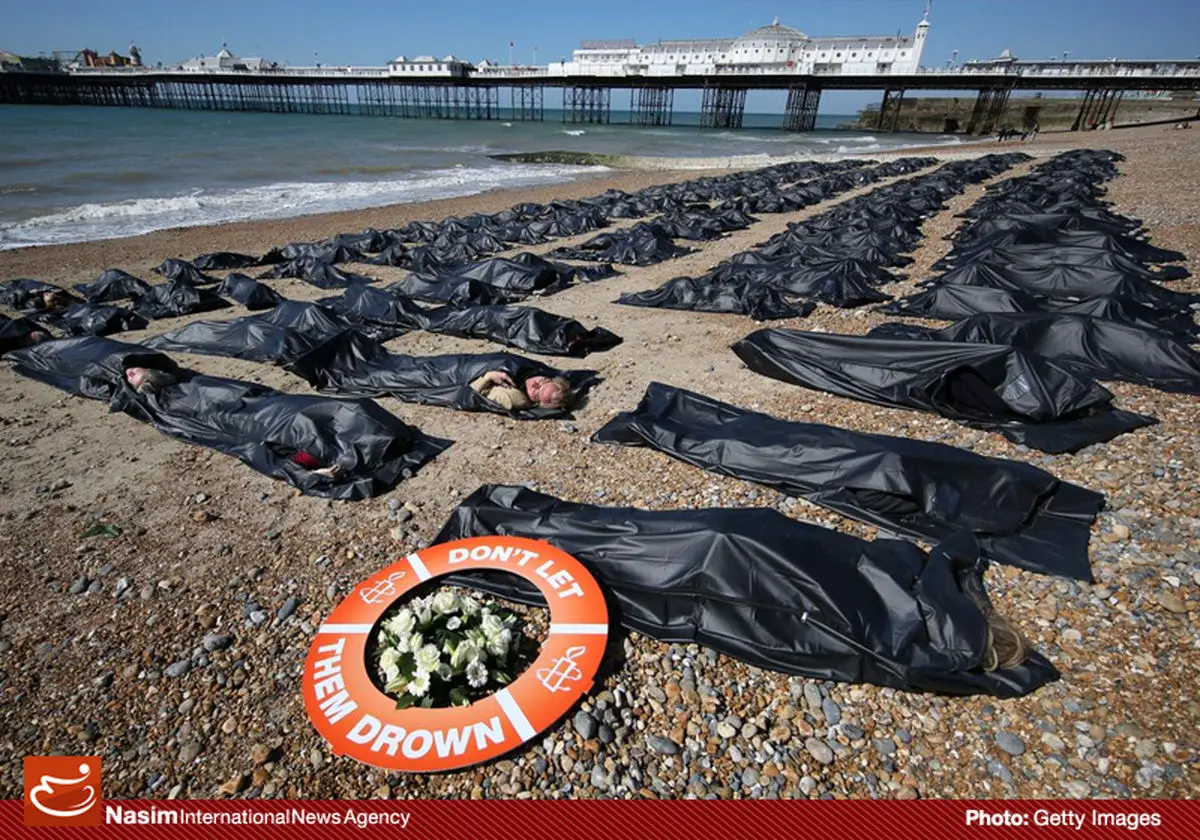 گزارش تصویری:: تراژدی مرگ پناهجویان در اروپا
