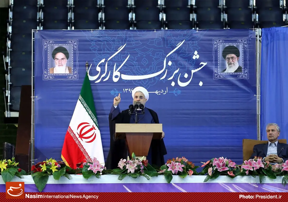 عکس خبری:: جشن بزرگ کارگری با حضور رئیس‌جمهور