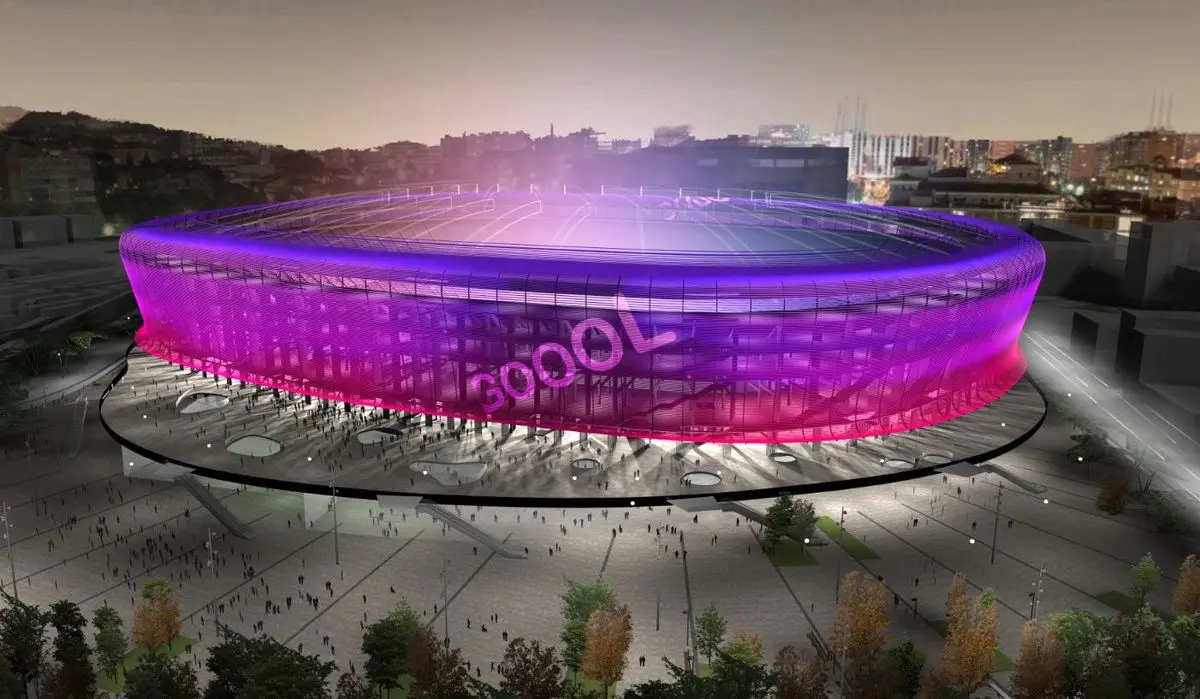 گزارش تصویری:: طرح جدید ورزشگاه نیوکمپ